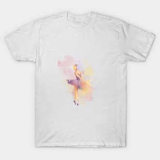 Watercolro ballet dancer T-Shirt